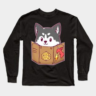 Husky Dungeon Master Long Sleeve T-Shirt